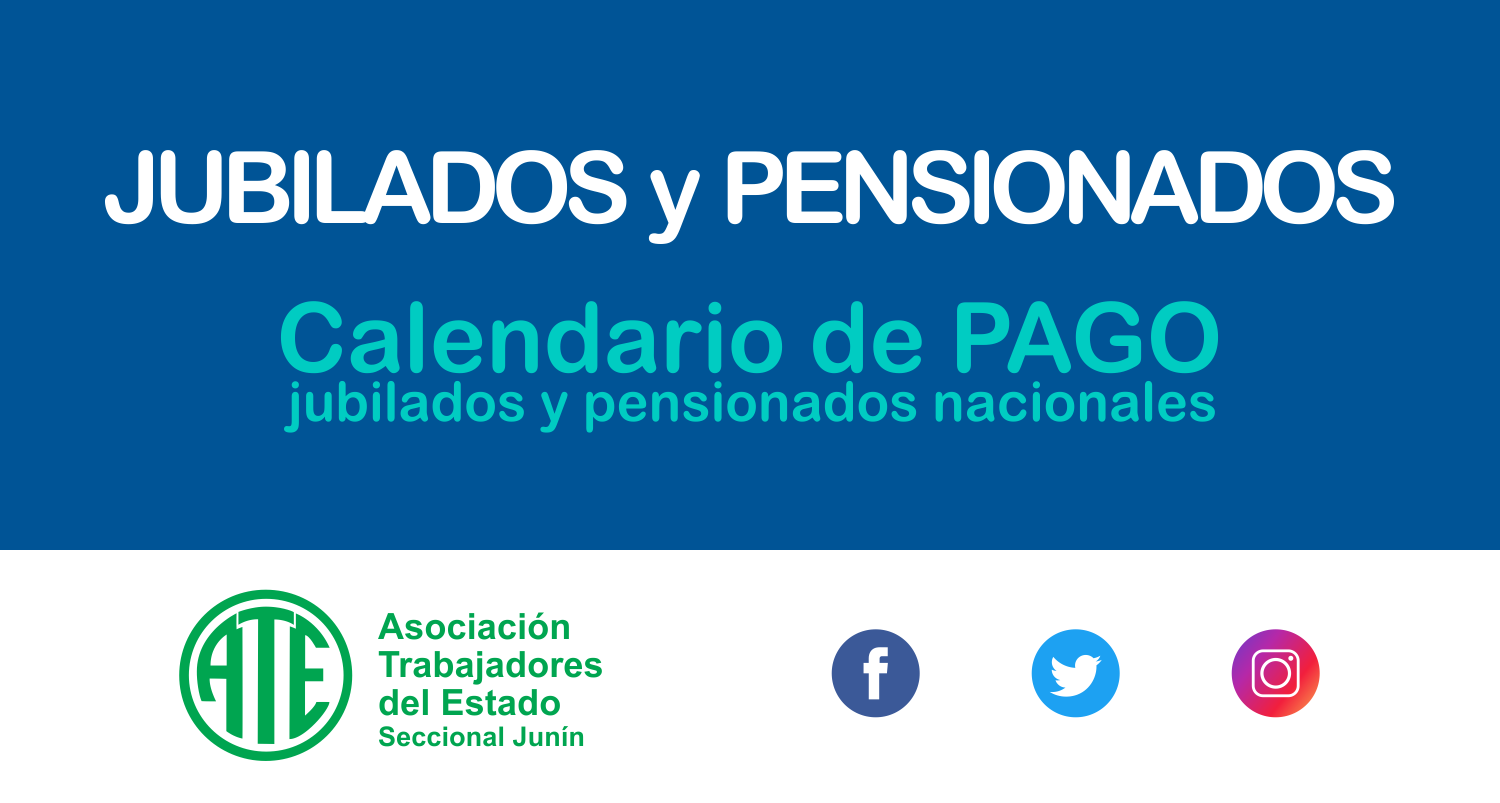 CRONOGRAMA JUBILADOS ANSES Archivos • ATE Junín